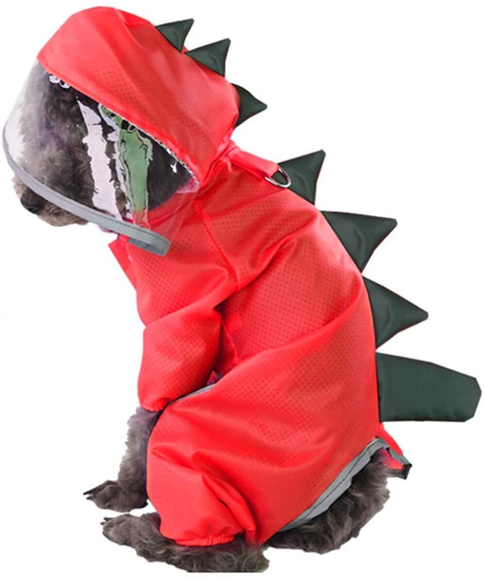 Dinosaur Raincoat for Dogs